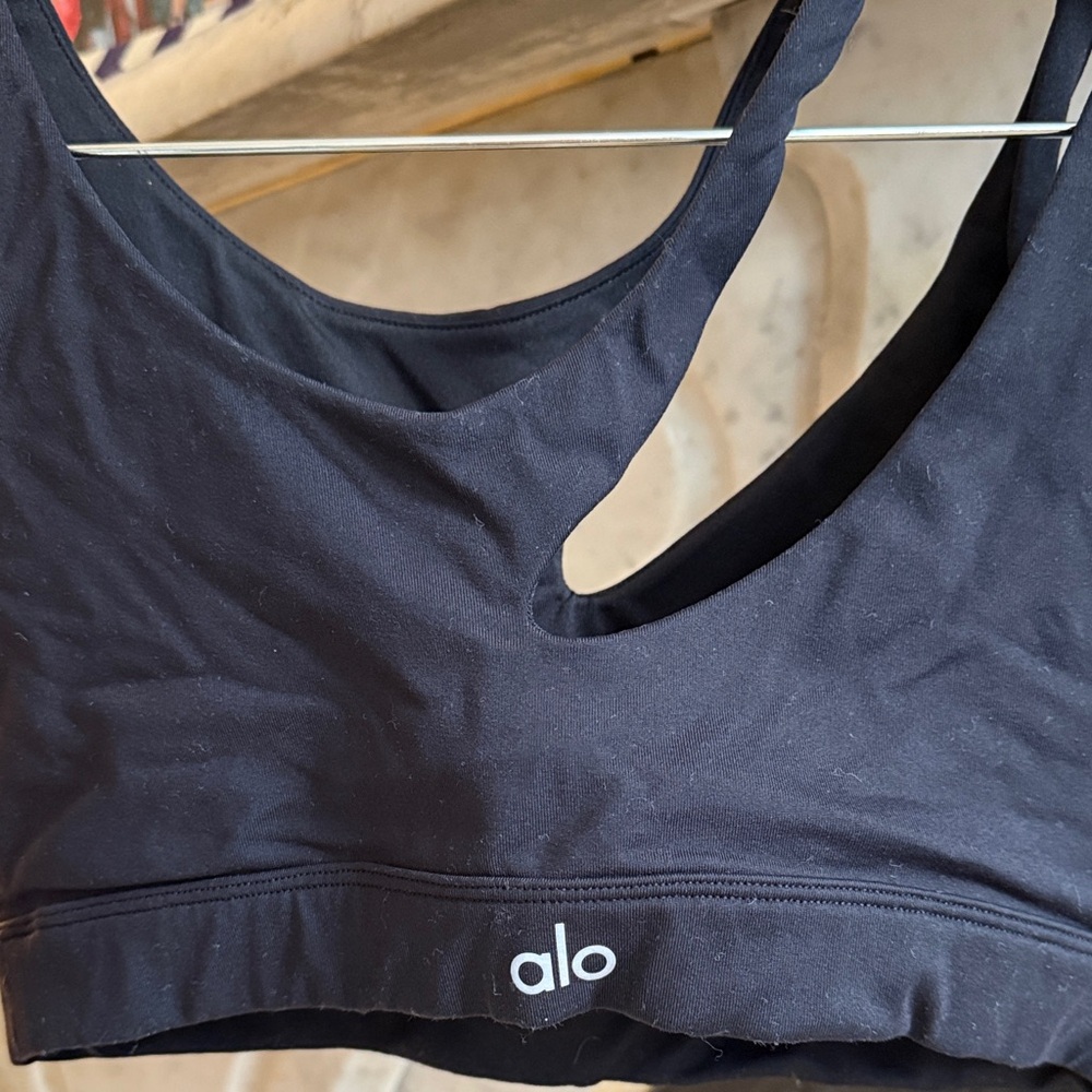 ALO Yoga Black Sports Bra
